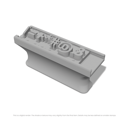 Roboto | Font Rail Stamp Sets | Letters, Numbers, and Symbols - Ceramind® Tools