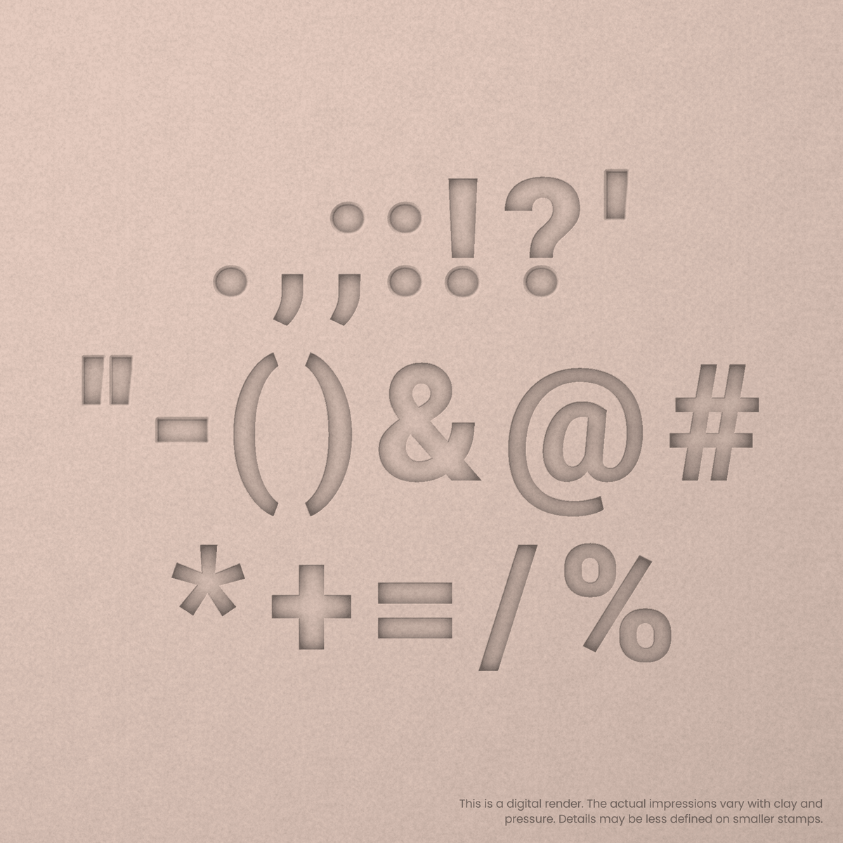 Roboto | Font Rail Stamp Sets | Letters, Numbers, and Symbols - Ceramind® Tools