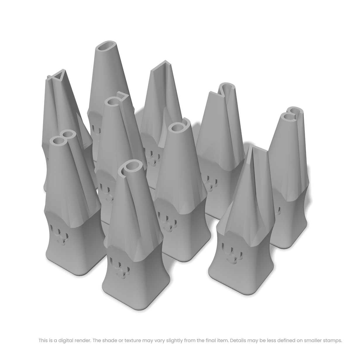 Roboto | Number Stamp Sets - Ceramind® Tools