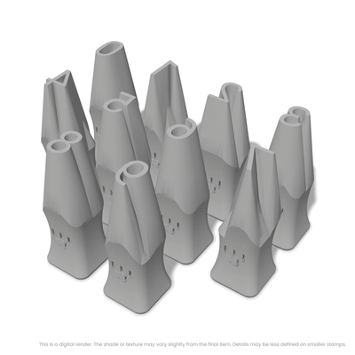 Roboto | Number Stamp Sets - Ceramind® Tools