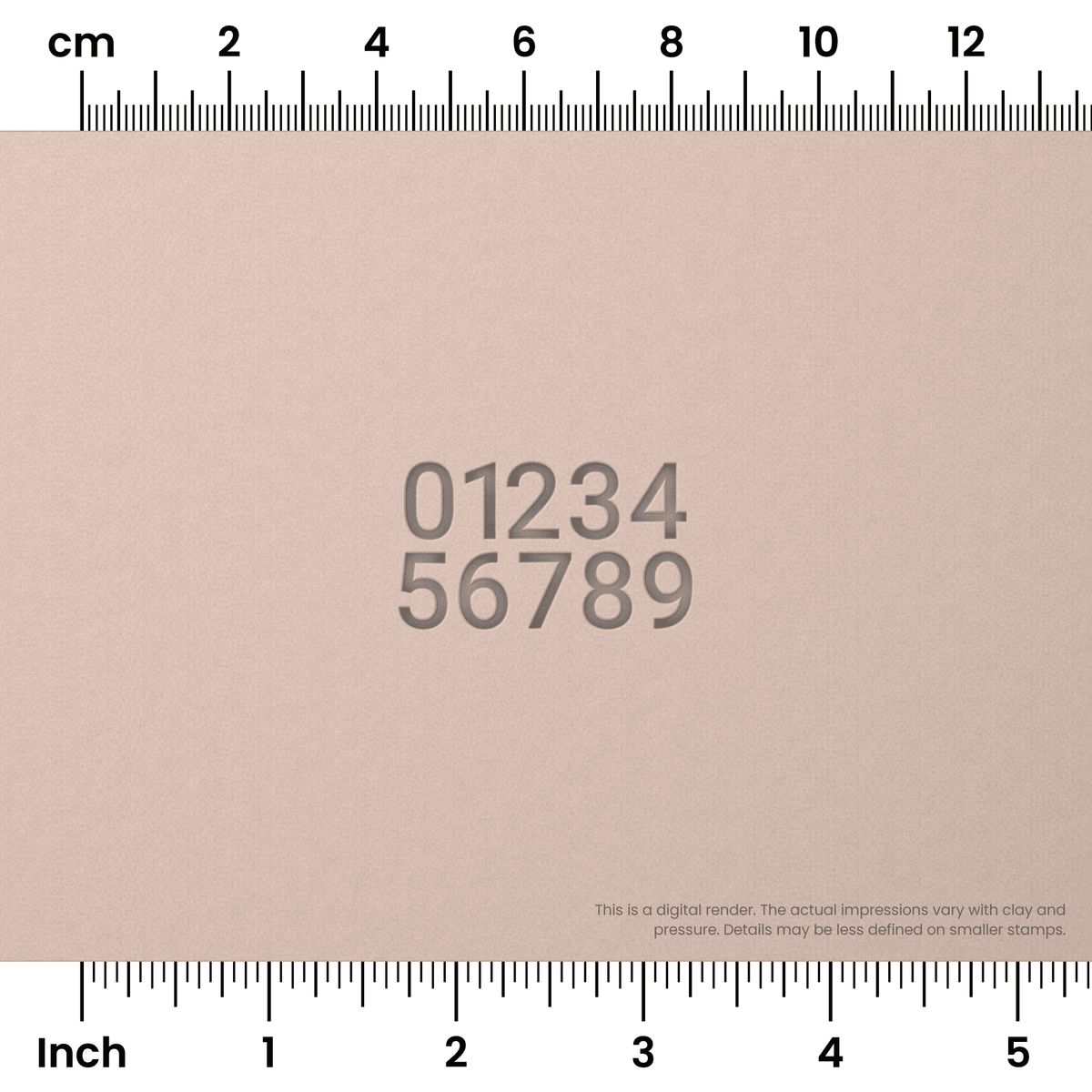 Roboto | Number Stamp Sets - Ceramind® Tools