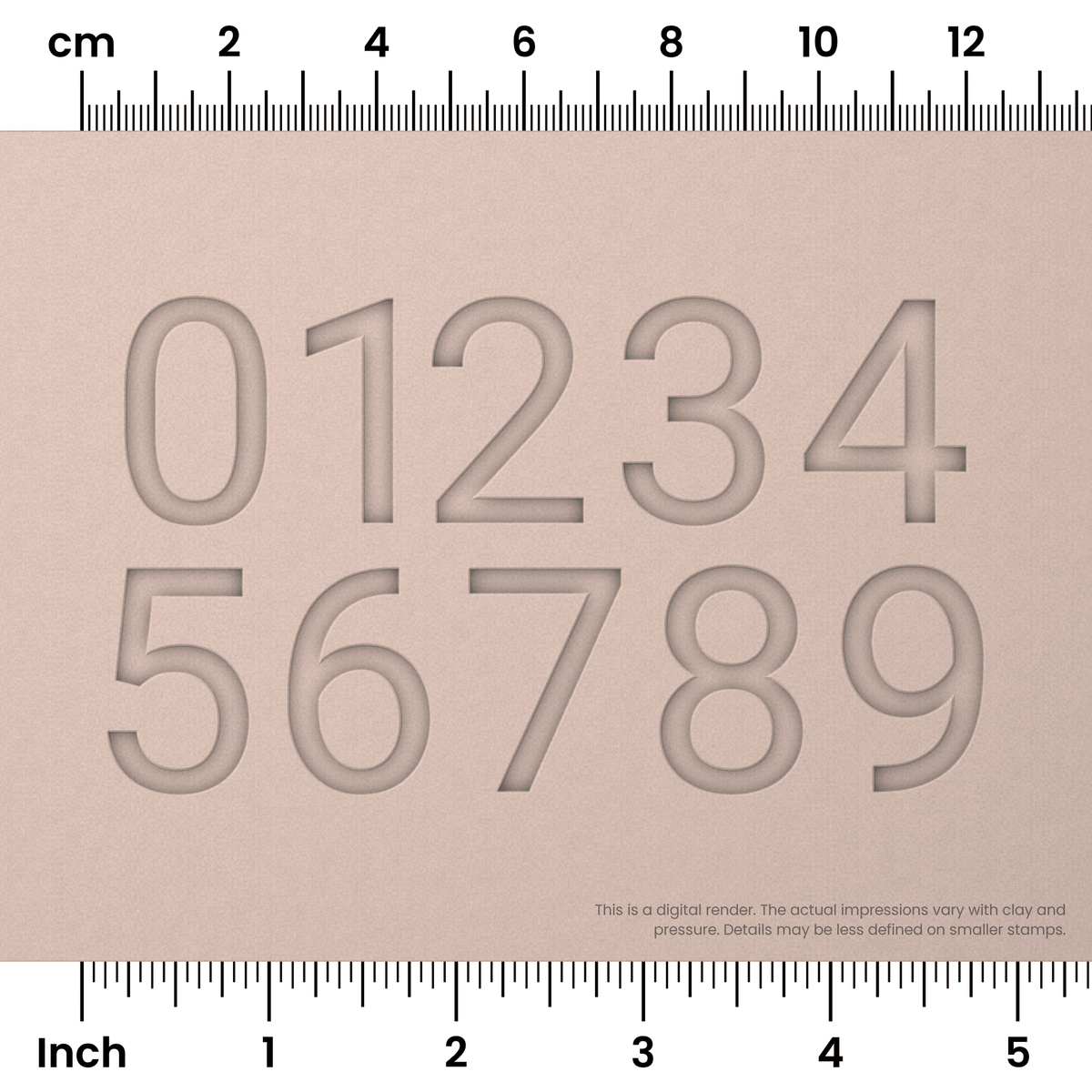 Roboto | Number Stamp Sets - Ceramind® Tools