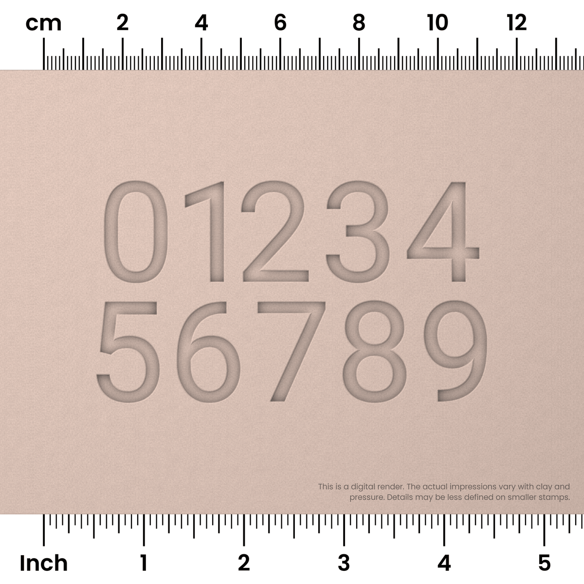 Roboto | Number Stamp Sets - Ceramind® Tools