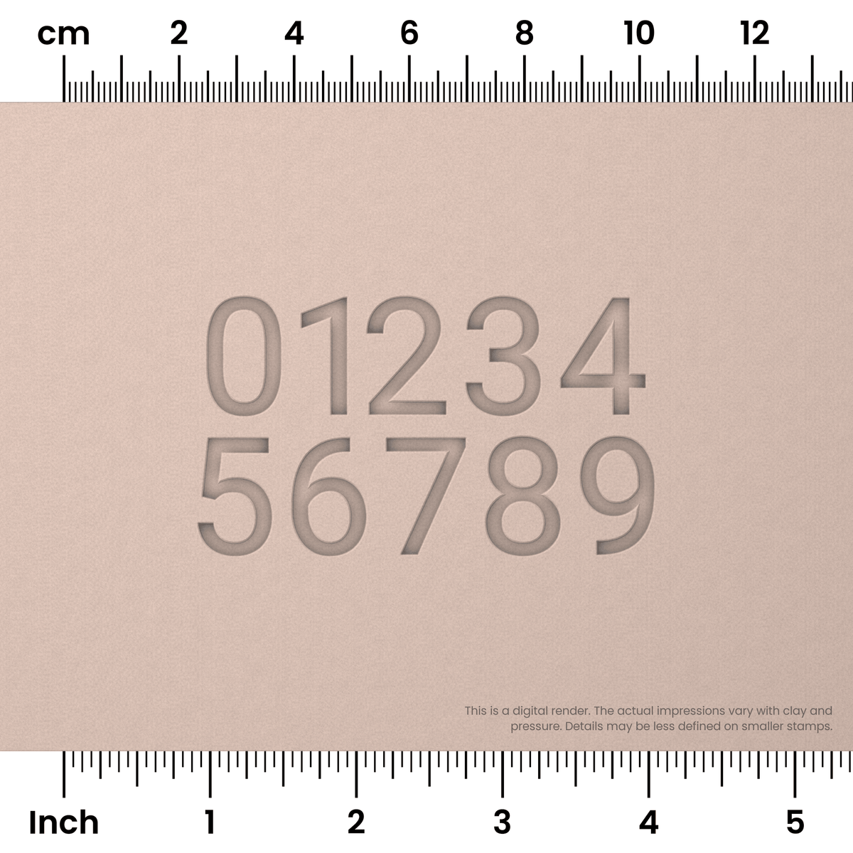 Roboto | Number Stamp Sets - Ceramind® Tools