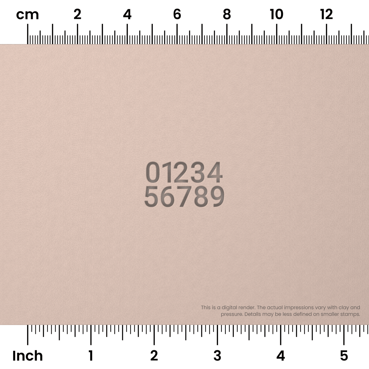 Roboto | Number Stamp Sets - Ceramind® Tools