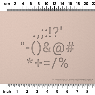 Roboto | Symbol Stamp Sets - Ceramind® Tools