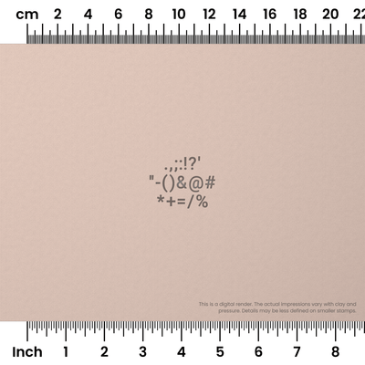 Roboto | Symbol Stamp Sets - Ceramind® Tools
