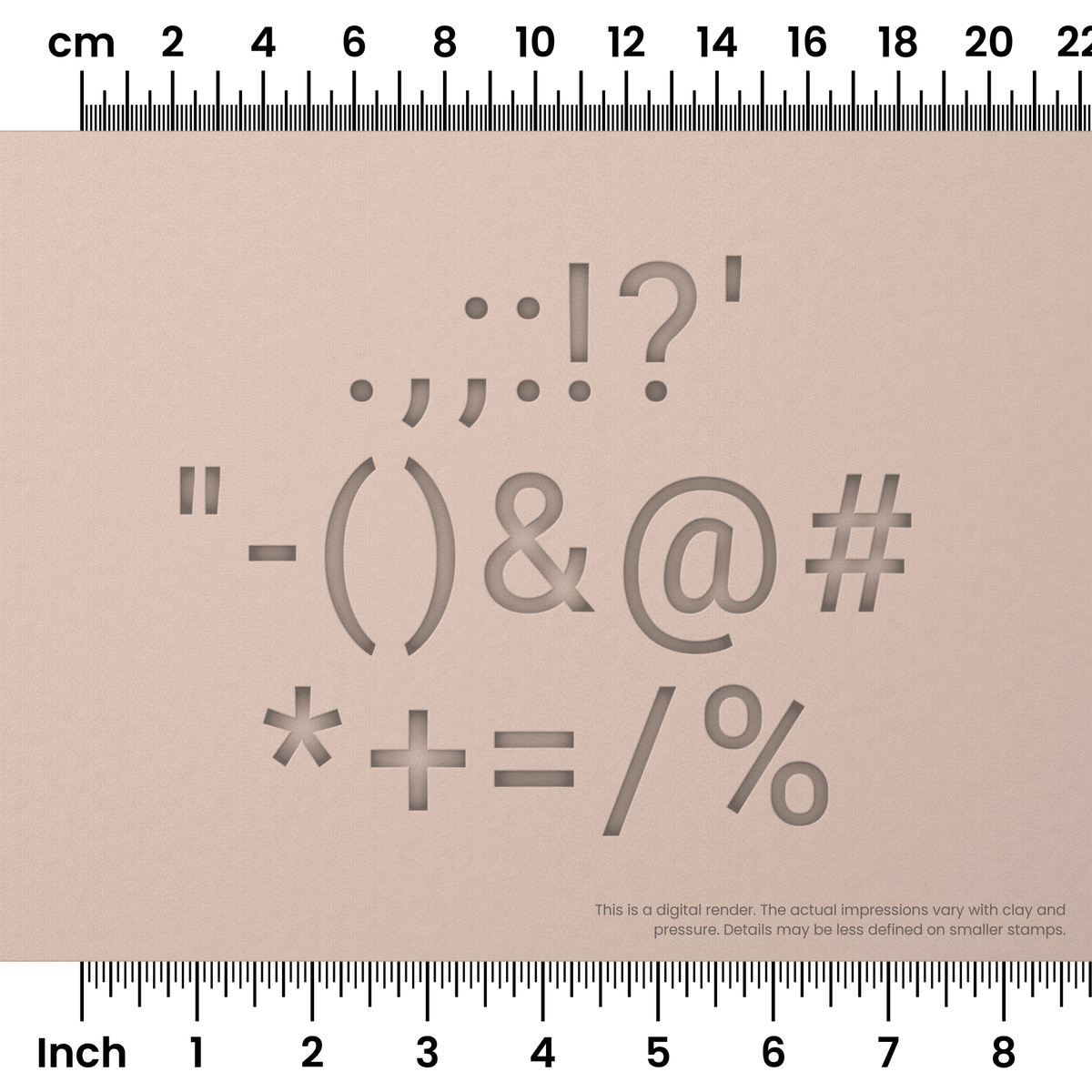 Roboto | Symbol Stamp Sets - Ceramind® Tools