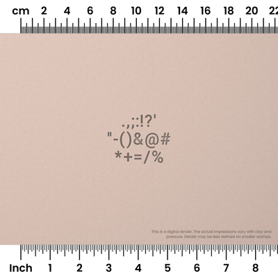 Roboto | Symbol Stamp Sets - Ceramind® Tools