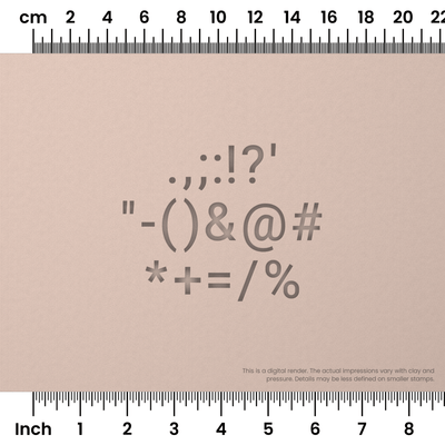 Roboto | Symbol Stamp Sets - Ceramind® Tools