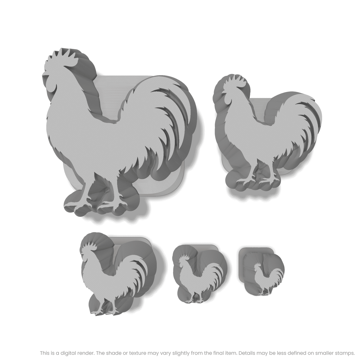Rooster Stamps - Ceramind® Tools