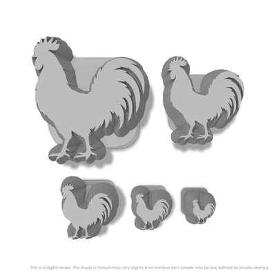 Rooster Stamps - Ceramind® Tools