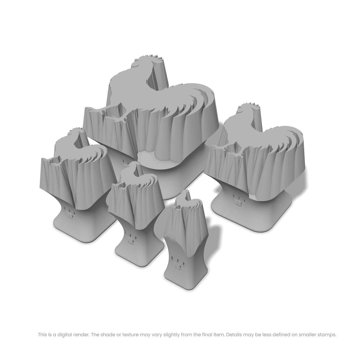 Rooster Stamps - Ceramind® Tools