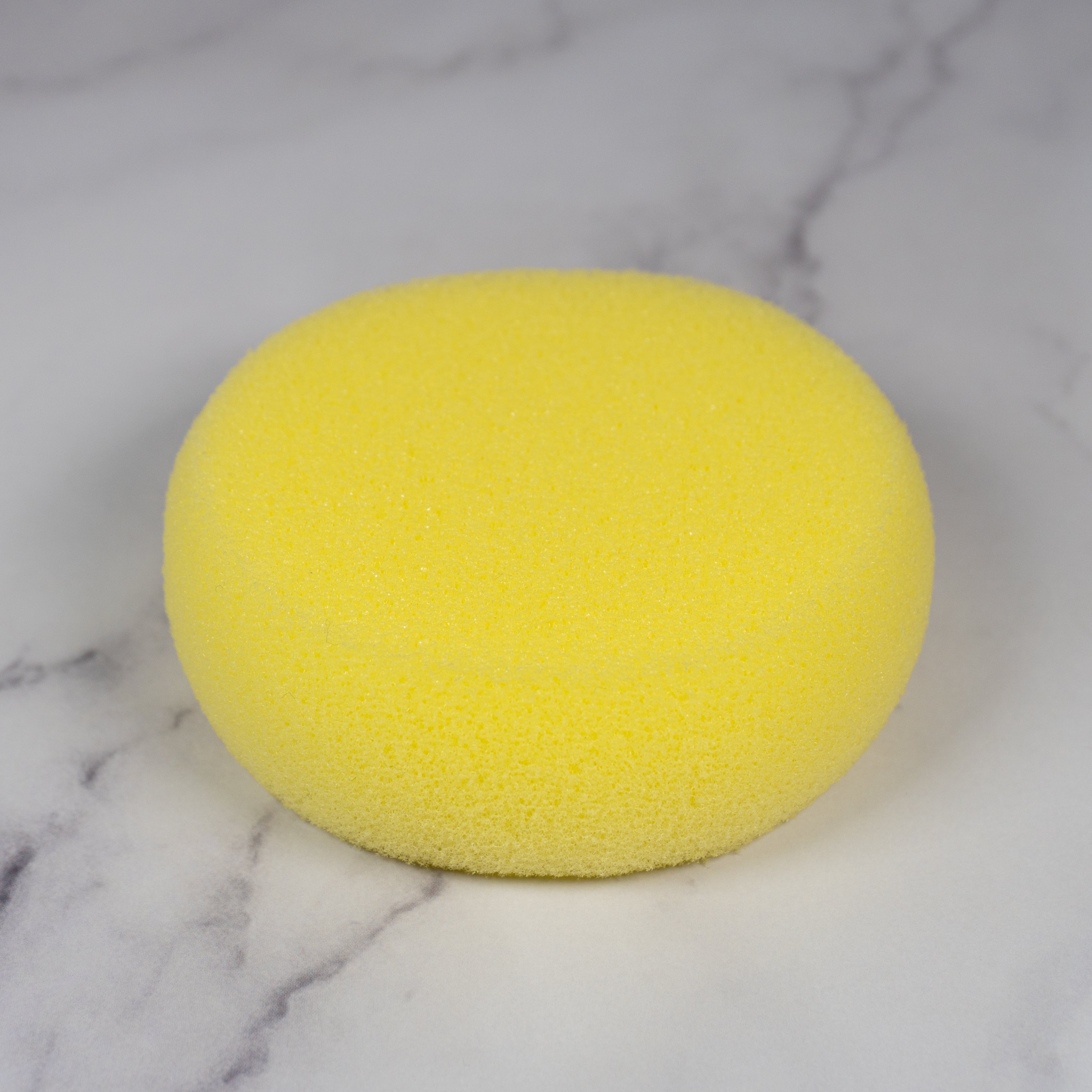Round Pottery Sponge - Yellow - 72mm Diameter, 25mm Thick - Ceramind® Tools