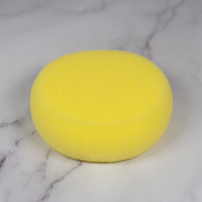 Round Pottery Sponge - Yellow - 72mm Diameter, 25mm Thick - Ceramind® Tools