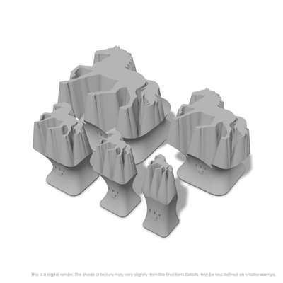 Running Stallion Horse Stamps - Ceramind® Tools