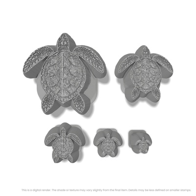 Sea Turtle Stamps - Photo Textured - Ceramind® Tools