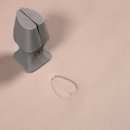 Sheep Hoof Stamp - Medium - Style 1 - Ceramind® Tools