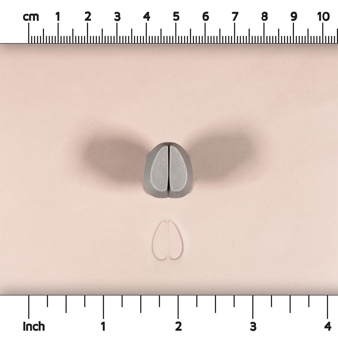 Sheep Hoof Stamp - Medium - Style 1 - Ceramind® Tools