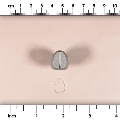 Sheep Hoof Stamp - Medium - Style 1 - Ceramind® Tools