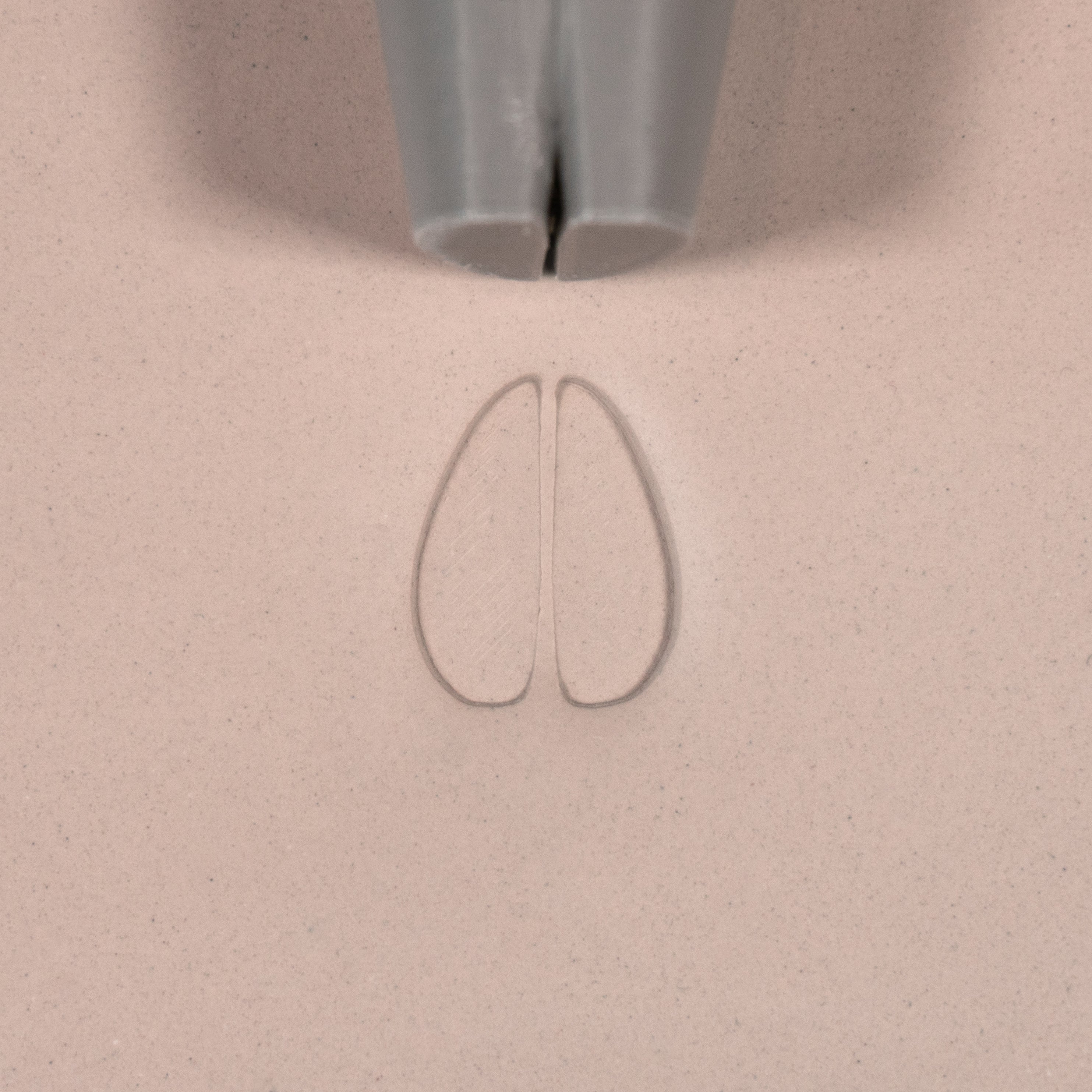 Sheep Hoof Stamp - Medium - Style 1 - Ceramind® Tools