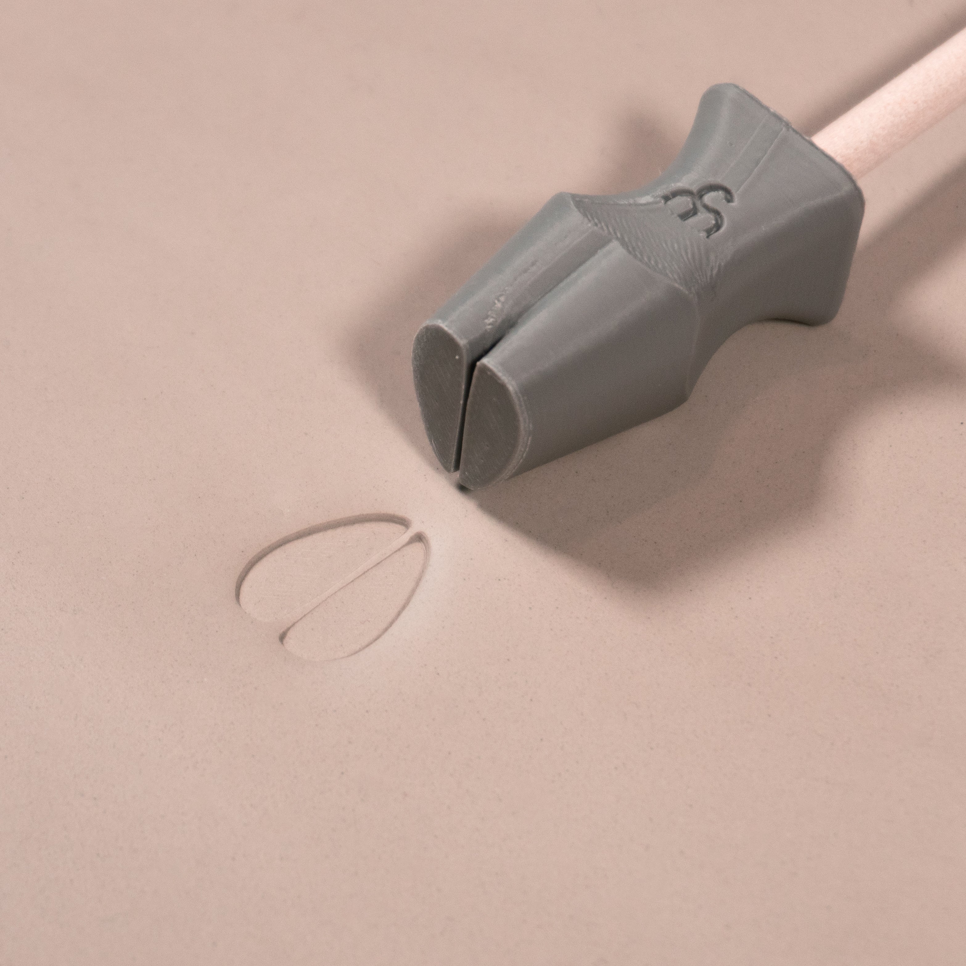 Sheep Hoof Stamp - Medium - Style 1 - Ceramind® Tools