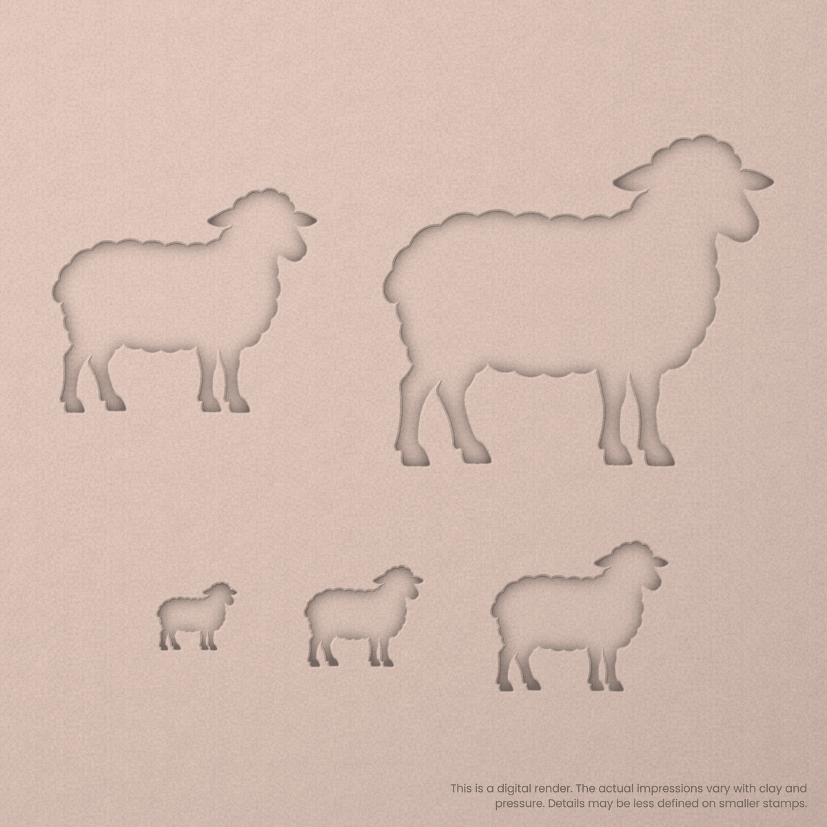 Sheep Stamps - Ceramind® Tools