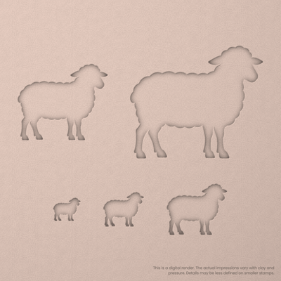 Sheep Stamps - Ceramind® Tools