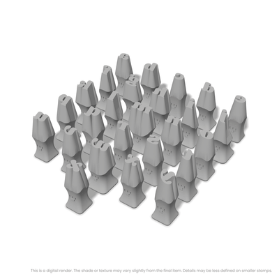 Shrikhand | Lowercase | Alphabet Stamp Sets - Ceramind® Tools