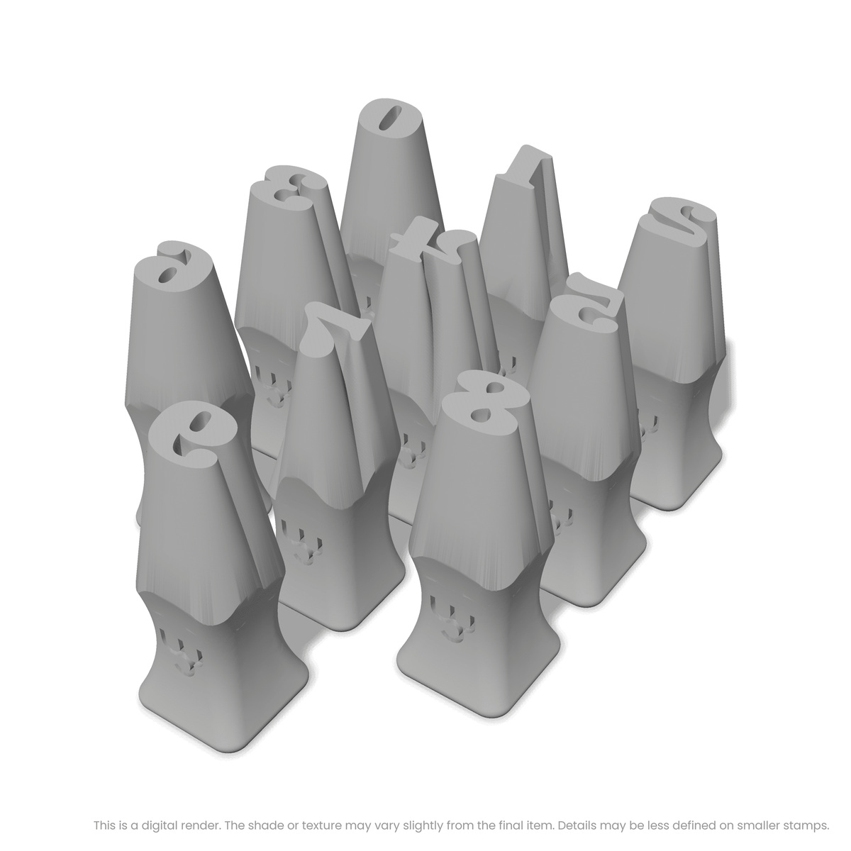 Shrikhand | Number Stamp Sets - Ceramind® Tools