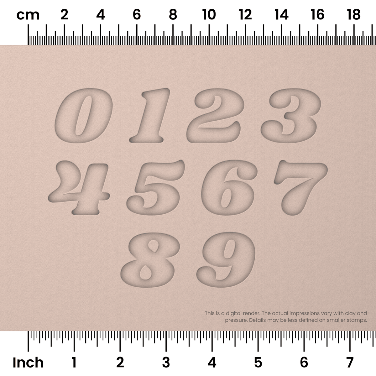 Shrikhand | Number Stamp Sets - Ceramind® Tools