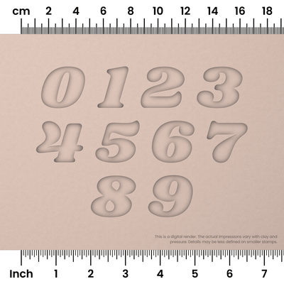 Shrikhand | Number Stamp Sets - Ceramind® Tools