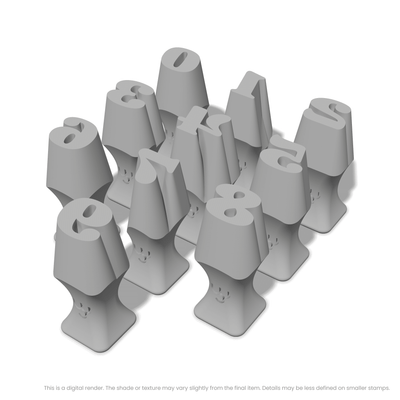 Shrikhand | Number Stamp Sets - Ceramind® Tools