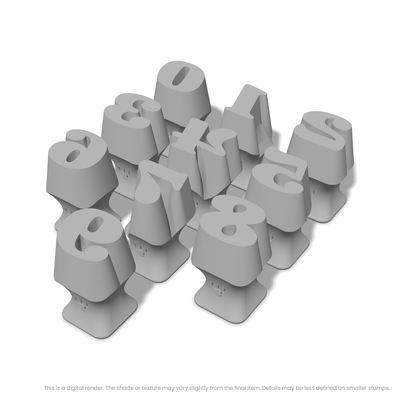 Shrikhand | Number Stamp Sets - Ceramind® Tools