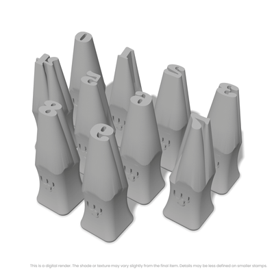 Shrikhand | Number Stamp Sets - Ceramind® Tools