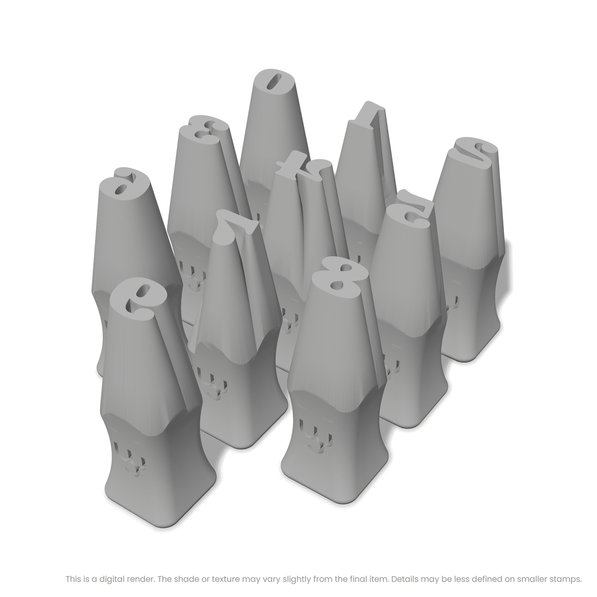 Shrikhand | Number Stamp Sets - Ceramind® Tools