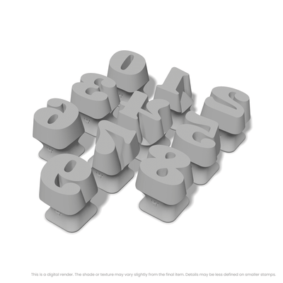 Shrikhand | Number Stamp Sets - Ceramind® Tools