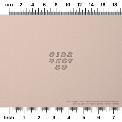 Shrikhand | Number Stamp Sets - Ceramind® Tools