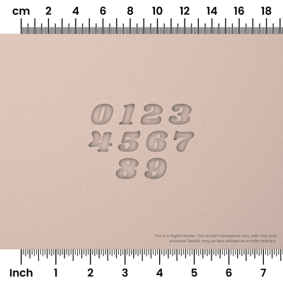 Shrikhand | Number Stamp Sets - Ceramind® Tools