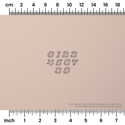 Shrikhand | Number Stamp Sets - Ceramind® Tools