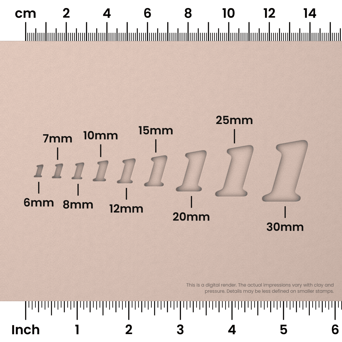 Shrikhand | Number Stamp Sets - Ceramind® Tools