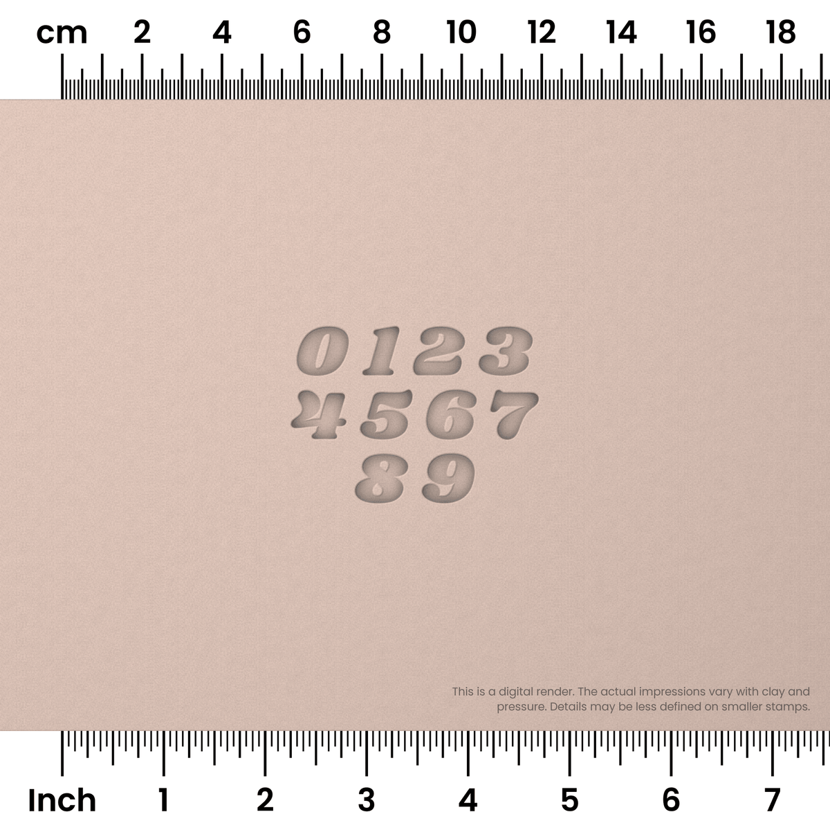 Shrikhand | Number Stamp Sets - Ceramind® Tools