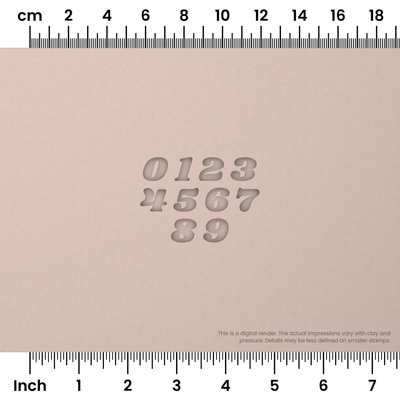 Shrikhand | Number Stamp Sets - Ceramind® Tools
