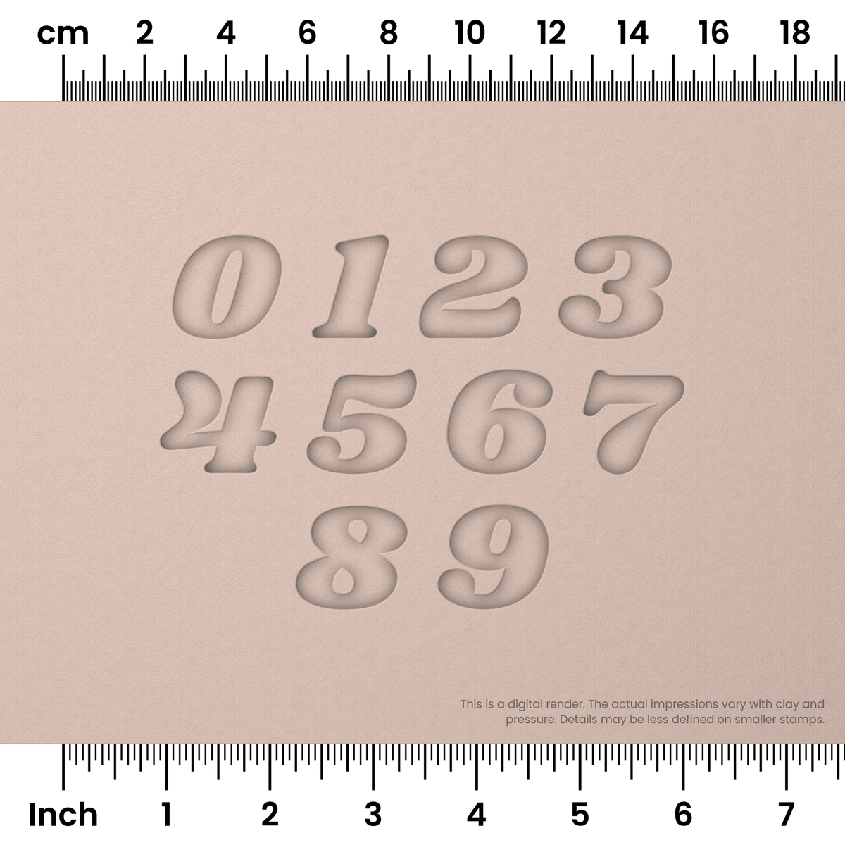 Shrikhand | Number Stamp Sets - Ceramind® Tools
