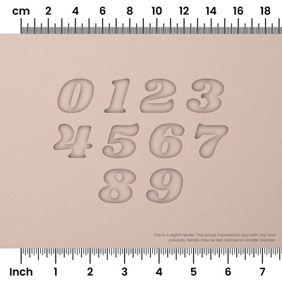 Shrikhand | Number Stamp Sets - Ceramind® Tools