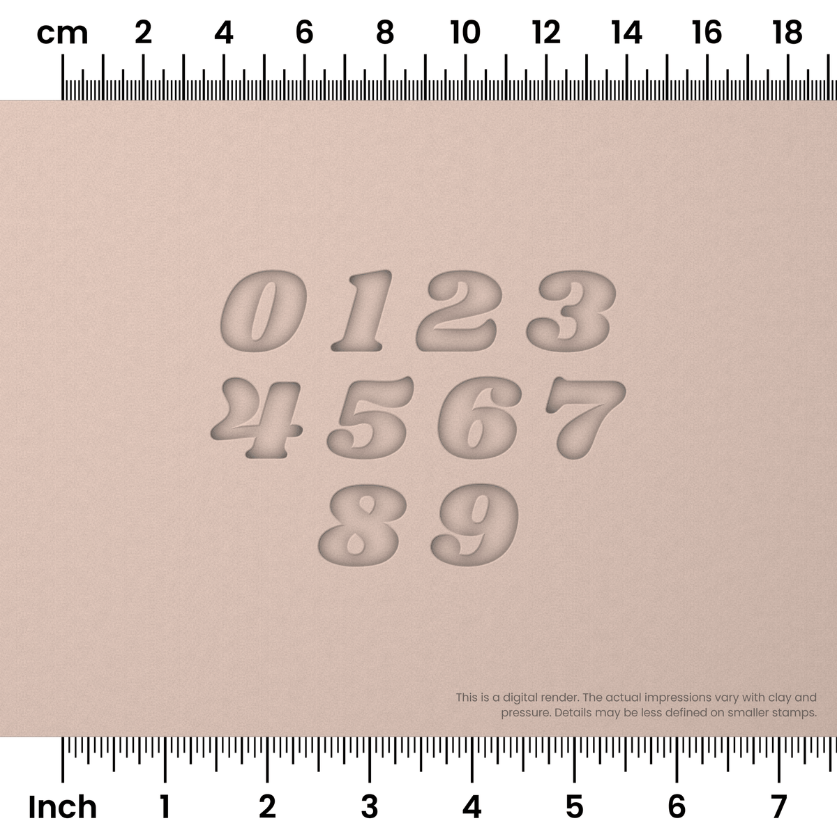 Shrikhand | Number Stamp Sets - Ceramind® Tools