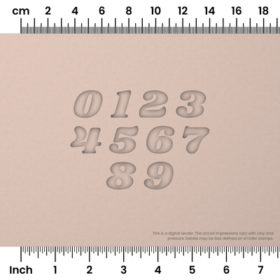 Shrikhand | Number Stamp Sets - Ceramind® Tools