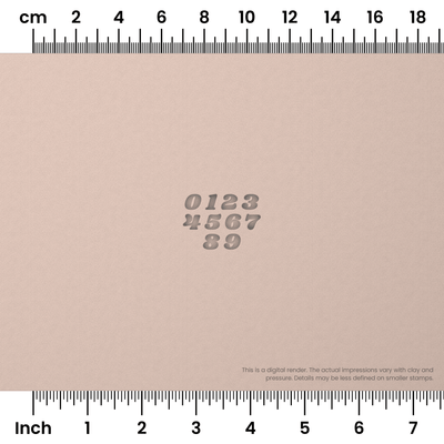 Shrikhand | Number Stamp Sets - Ceramind® Tools
