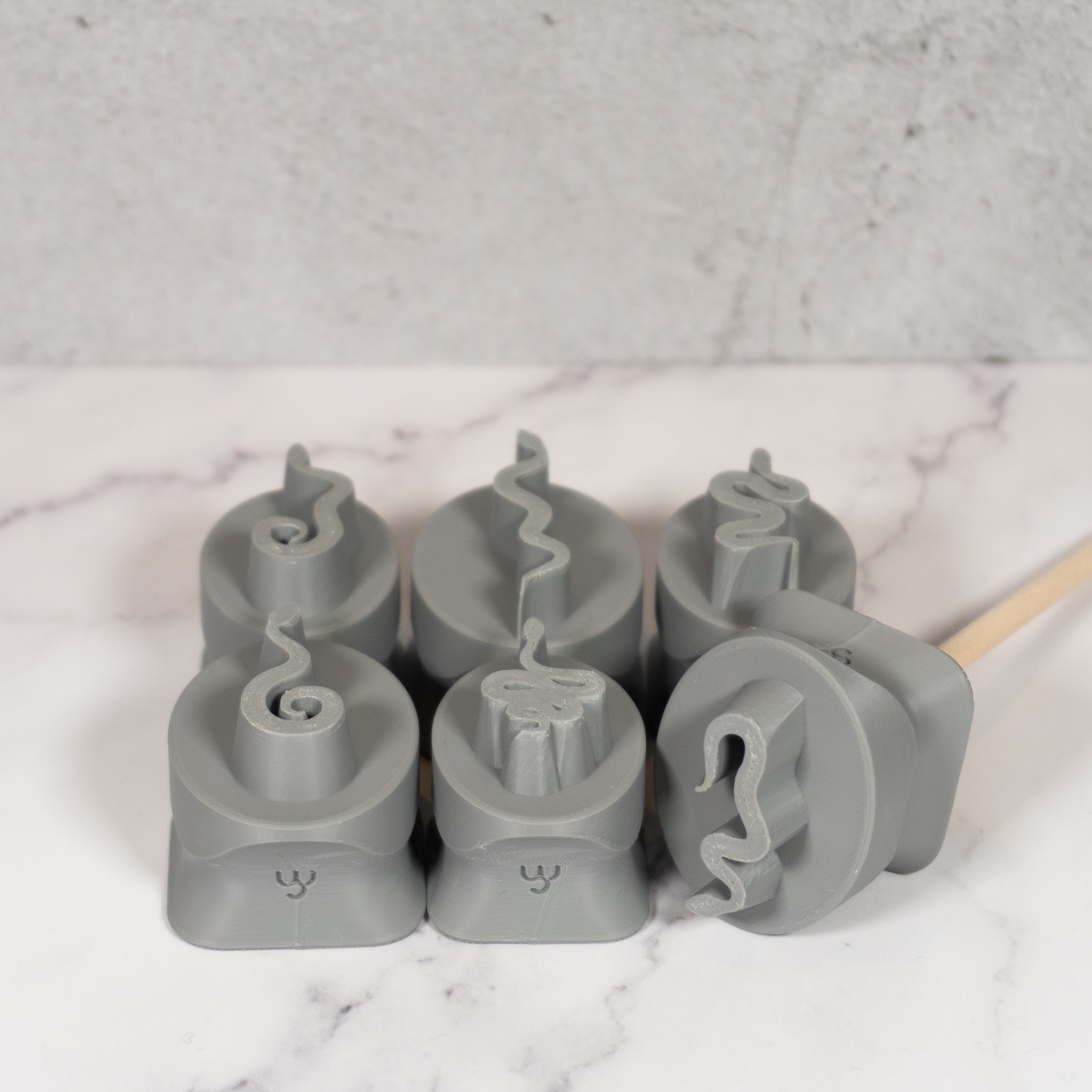 Snake Stamp Set of 6 - Ceramind® Tools