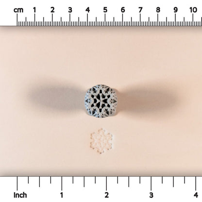 Snowflake Stamps Set of 7 - Six - Sided Snowflakes - Ceramind® Tools